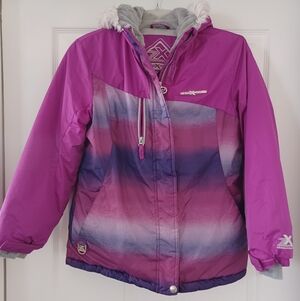 ZeroXposur Girls Ski Pink Winter Jacket Size 14-16